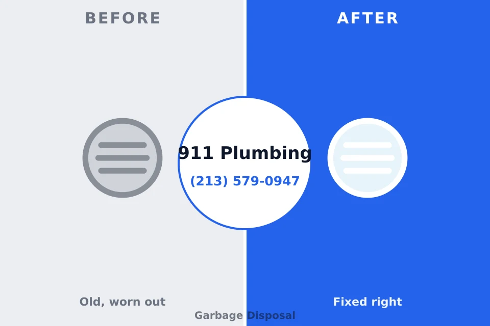 Before and after: plumbing repair New London, OH